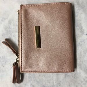 Small pink wallet